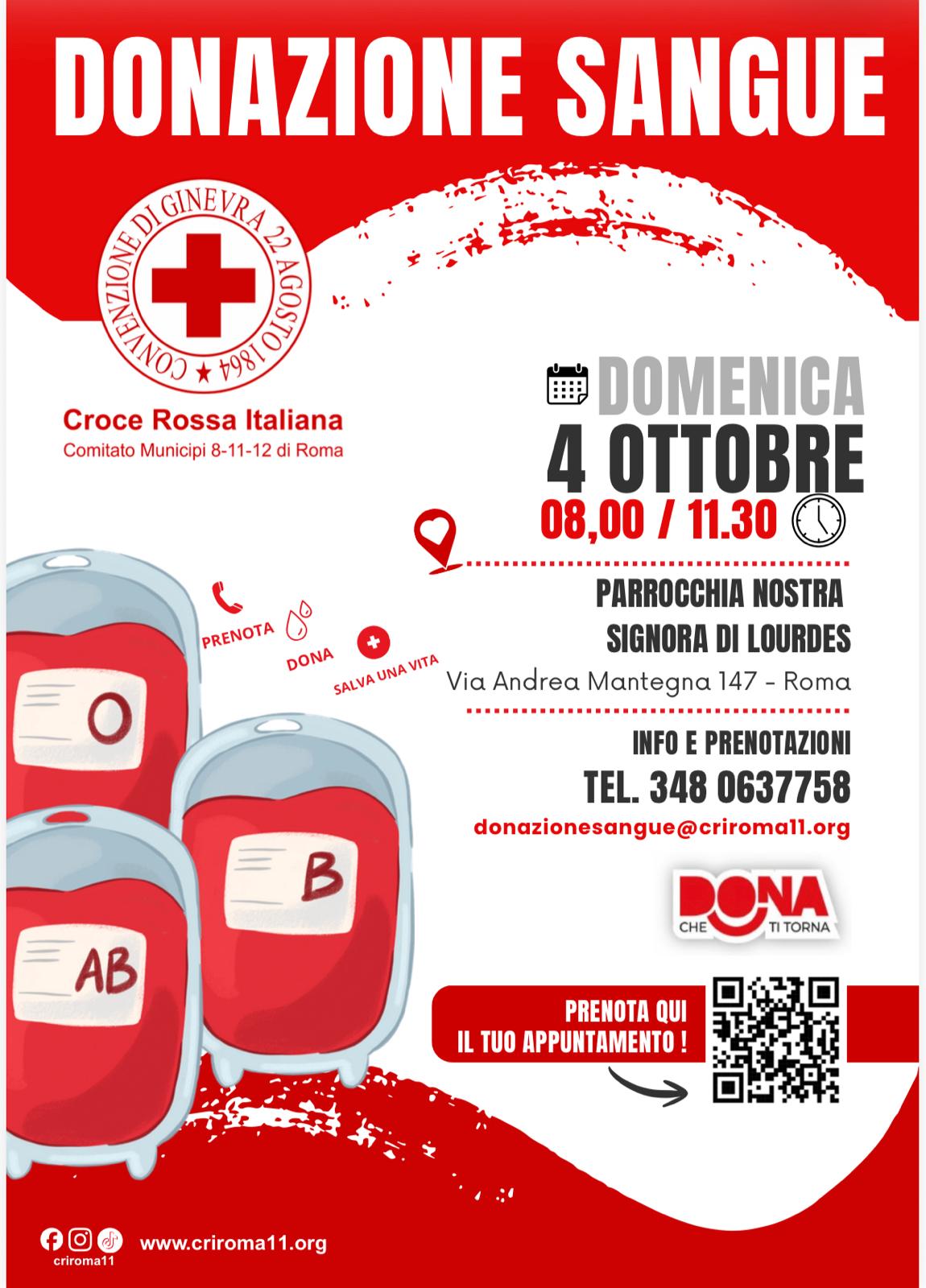 donazione sangue